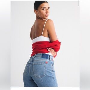 Abercrombie & Fitch Curve Love High Rise 90’s Relaxed Jean Size 30R